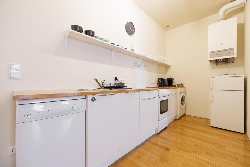 Kuchnia lub aneks kuchenny w obiekcie Vienna City Apartments Krongasse