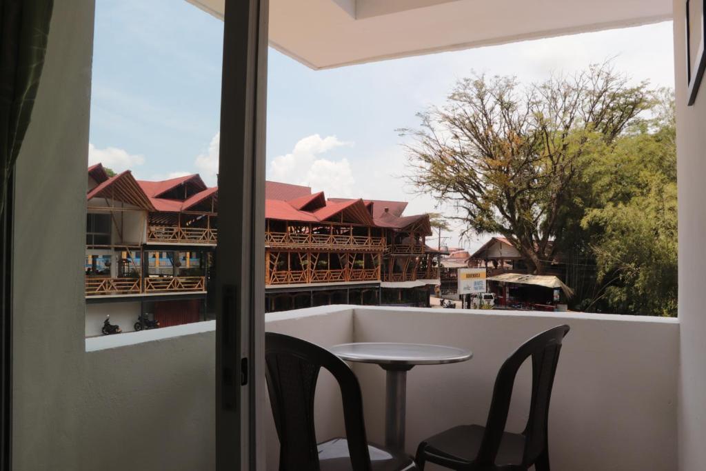 Balkón nebo terasa v ubytování Hosteria La Medusa