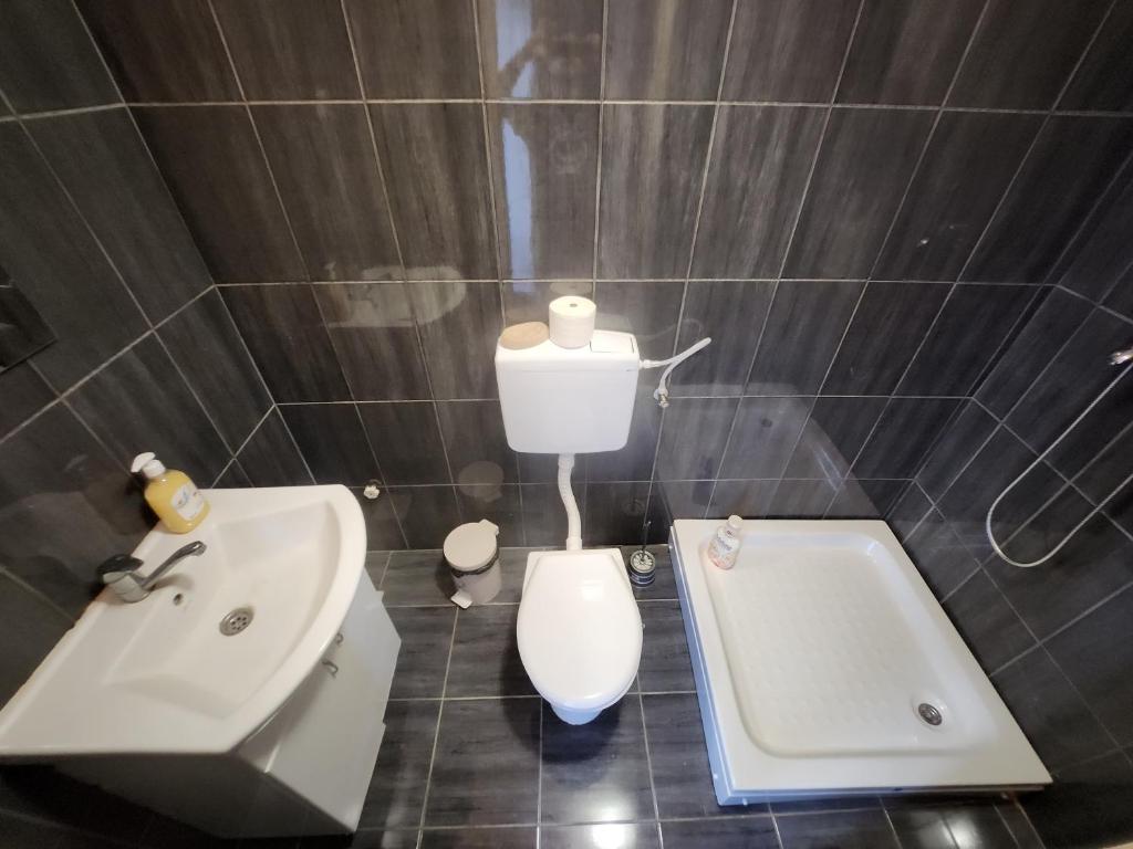 Koupelna v ubytování Cvet - Sobe