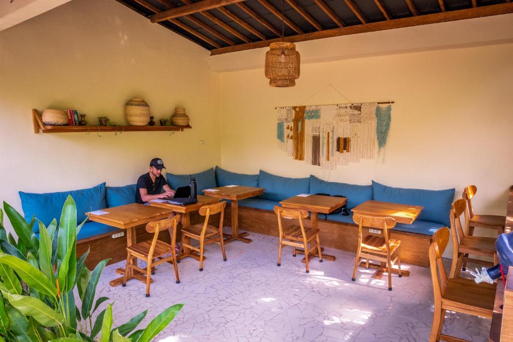 Area soggiorno di Mango Lodge