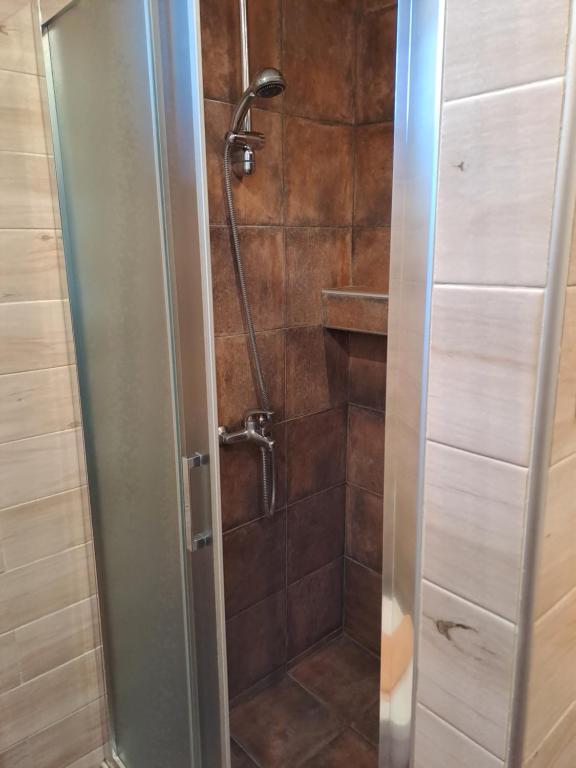 Koupelna v ubytování Konaki Guesthouse