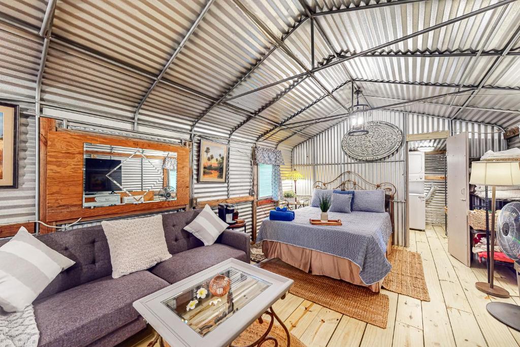 Postel nebo postele na pokoji v ubytování Bunk House