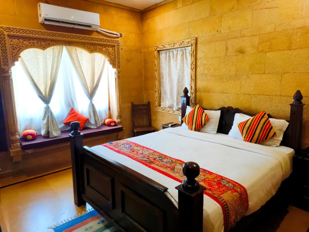 Postel nebo postele na pokoji v ubytování Hotel Desert Moon