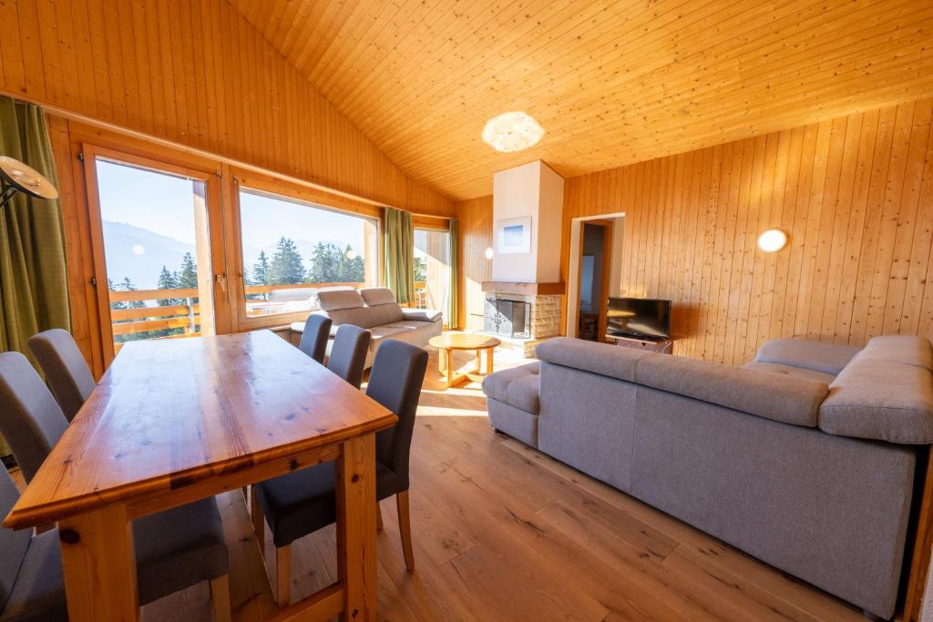 Posezení v ubytování Eden Resort Anzère