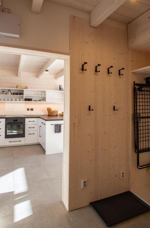 Kuchyň nebo kuchyňský kout v ubytování Chalet Belveder Železná Ruda Martina