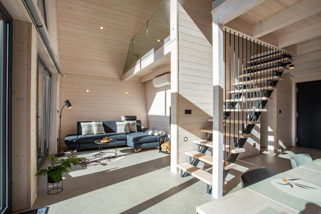 Posezení v ubytování Chalet Belveder Železná Ruda Martina