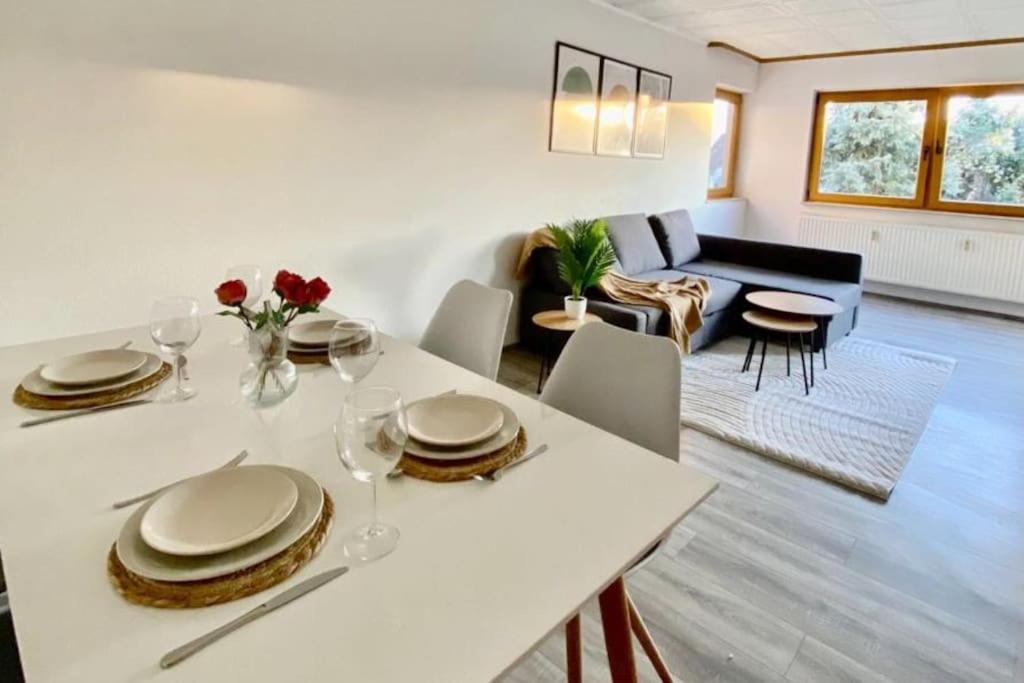 Χώρος καθιστικού στο Schöne zentrale Wohnung Nähe HB