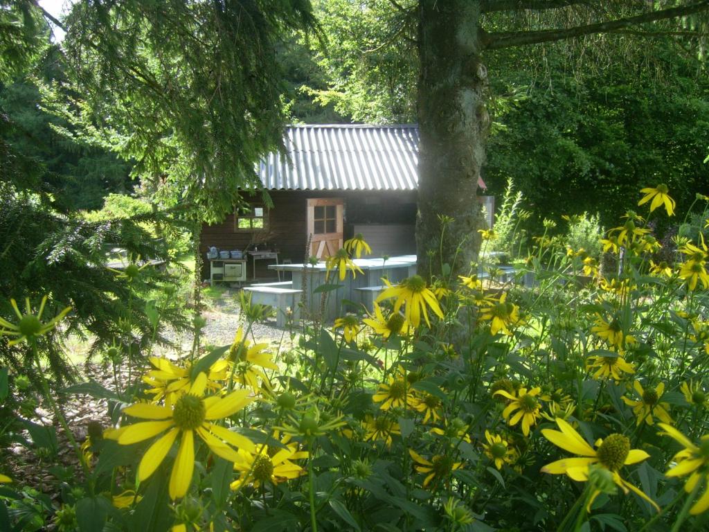 Zahrada ubytování Heidehof Hellenthal