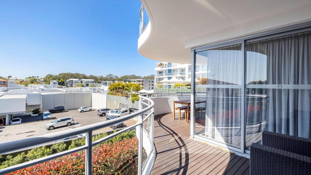 Balkón nebo terasa v ubytování Cote D'Azur Resort