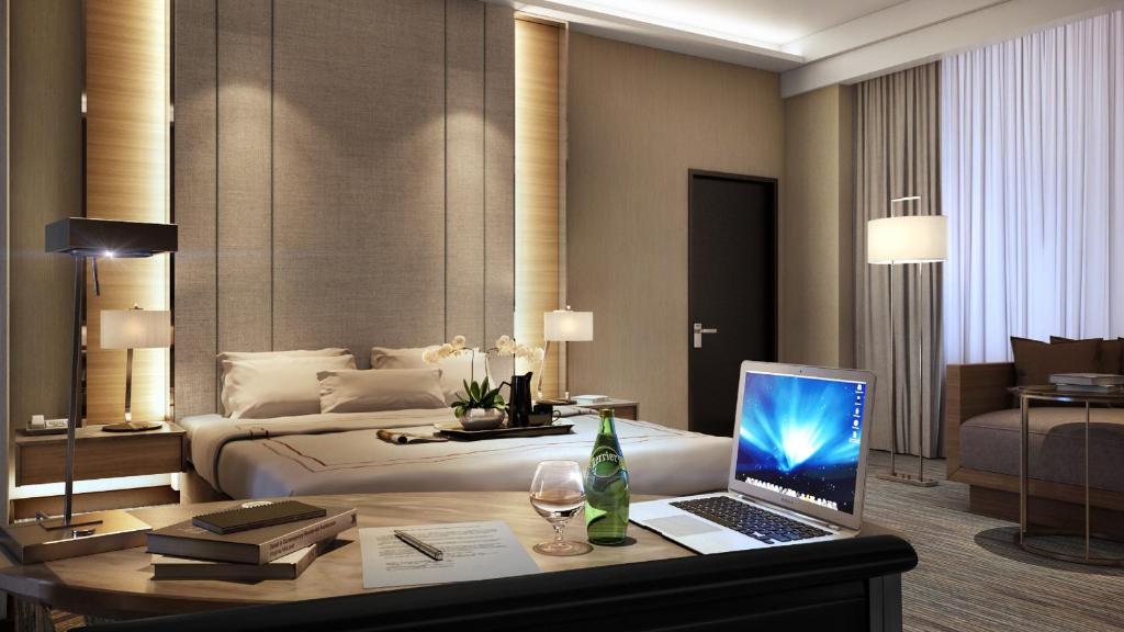 TV a/nebo společenská místnost v ubytování JW Marriott Kuala Lumpur