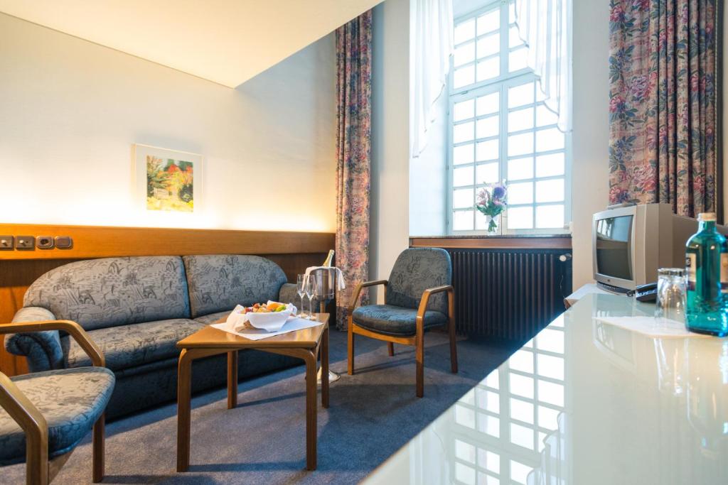 Posezení v ubytování Schlosshotel Weilburg