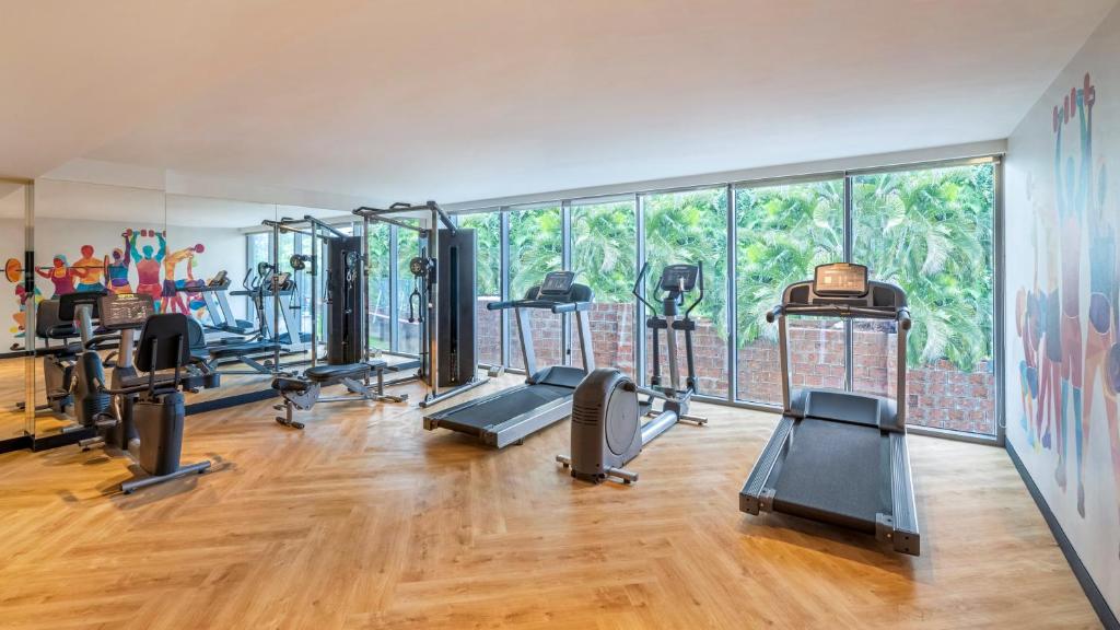 Gimnasio o instalaciones de fitness de ibis Styles Goa Vagator - An Accor Brand