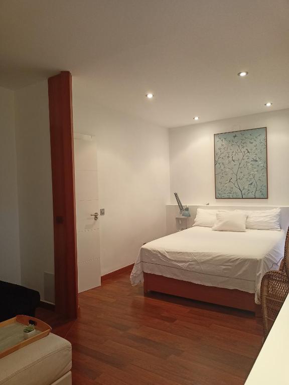 Posteľ alebo postele v izbe v ubytovaní Habitación con vistas