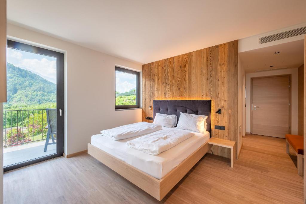 Postel nebo postele na pokoji v ubytování Plarserhof