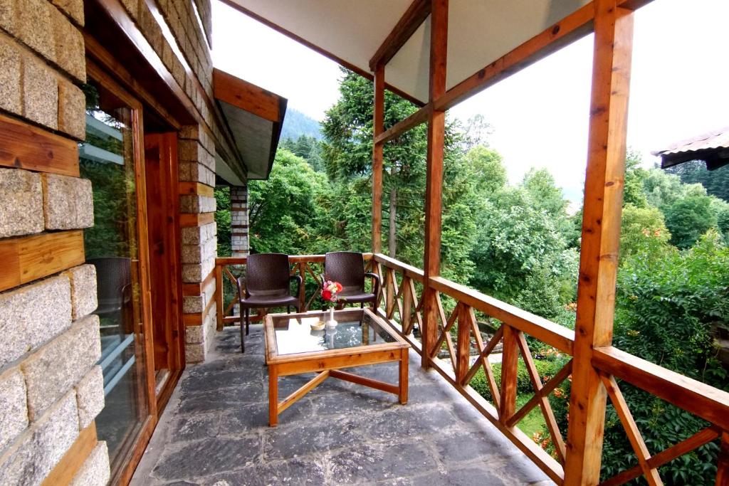 Balkón nebo terasa v ubytování Banon Resorts