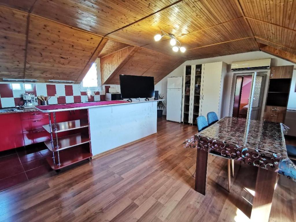 TV a/nebo společenská místnost v ubytování Casa Carla-Maria
