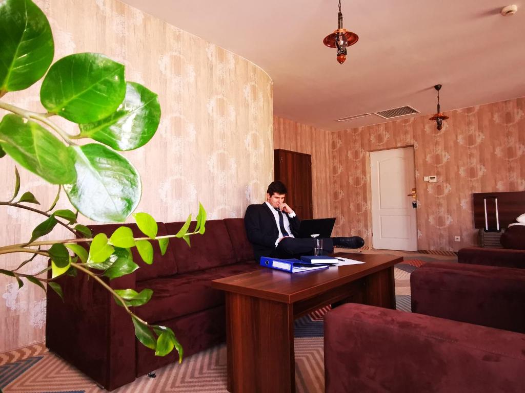 TV a/nebo společenská místnost v ubytování Hotel Texas***