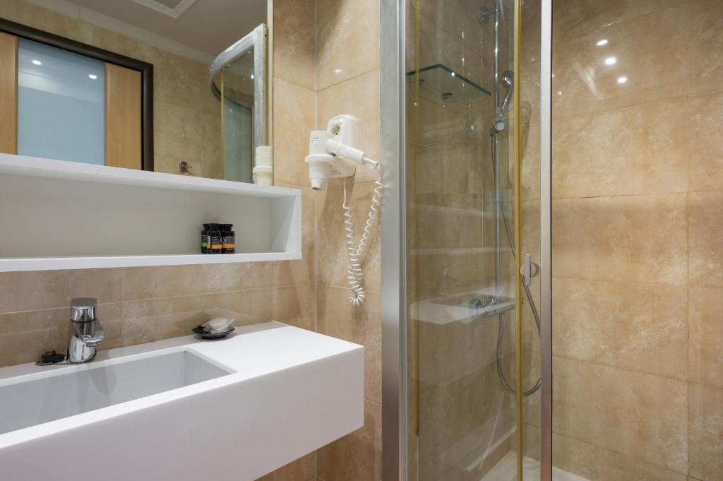 Koupelna v ubytování Corissia Princess Hotel 