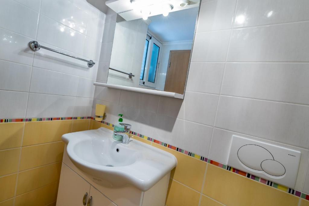 Koupelna v ubytování Apartments Nadica