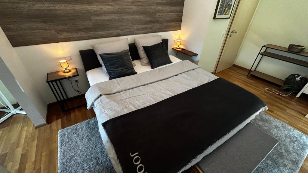 Postel nebo postele na pokoji v ubytování Residenz Bergjuwel