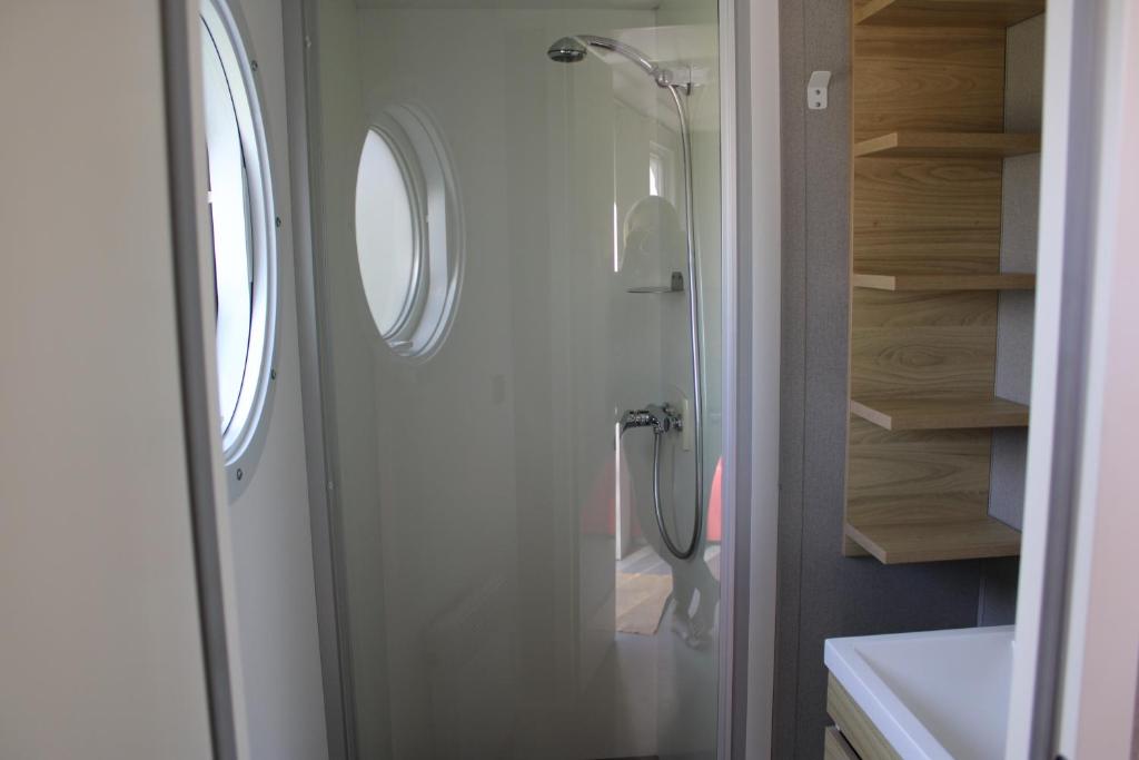 Koupelna v ubytování Camping Oos Heem