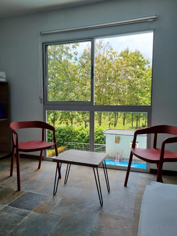 Balkón nebo terasa v ubytování Hotel Puerto Triunfo