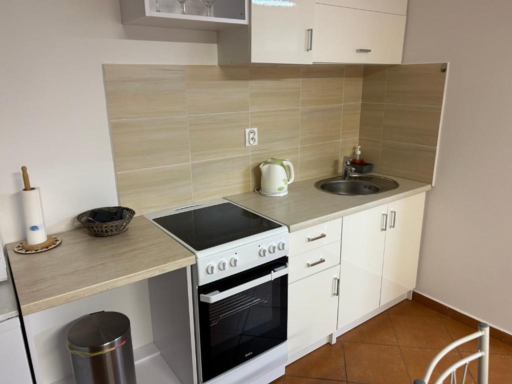 Kuchyňa alebo kuchynka v ubytovaní Kondé Apartments C