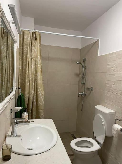 Koupelna v ubytování Casa Elena, Ocna Mureș