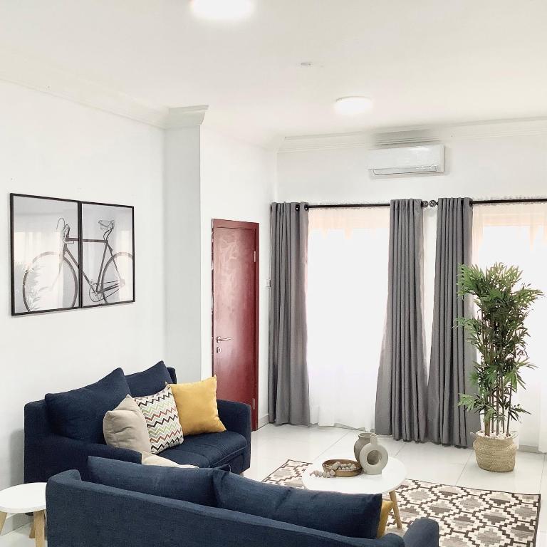 Posezení v ubytování Lekki FootPrint, Lekki Phase1
