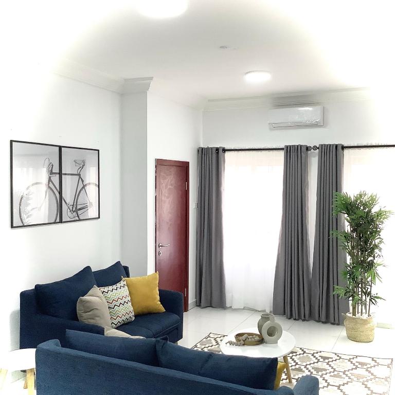 Posezení v ubytování Lekki FootPrint, Lekki Phase1