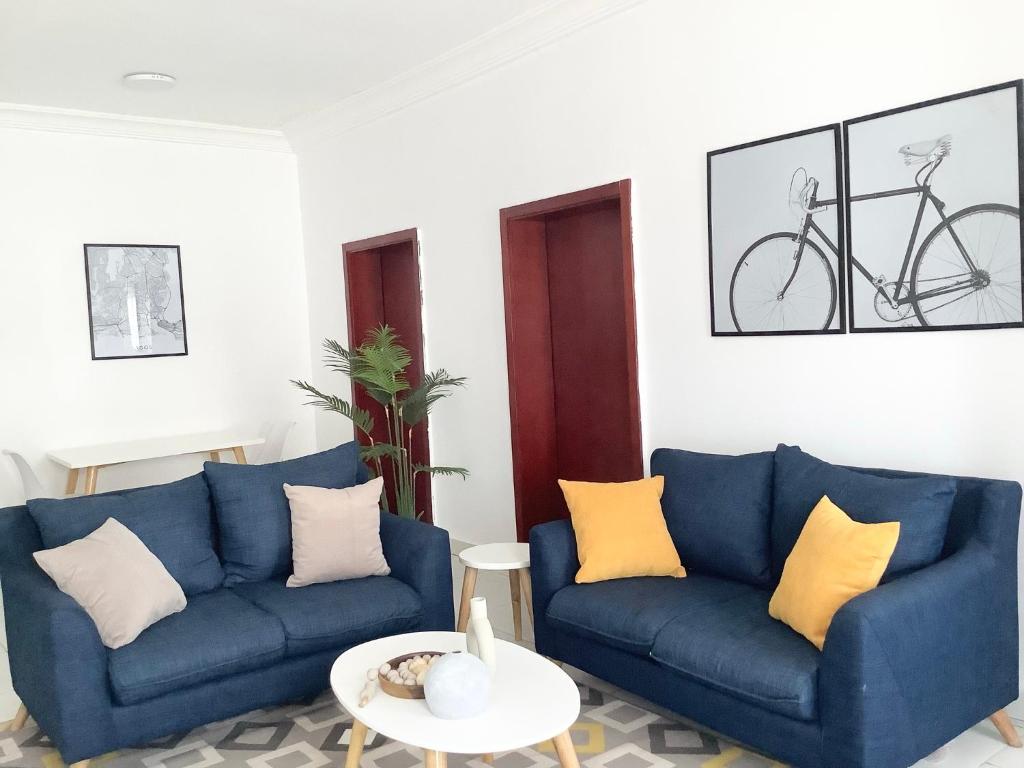 Posezení v ubytování Lekki FootPrint, Lekki Phase1