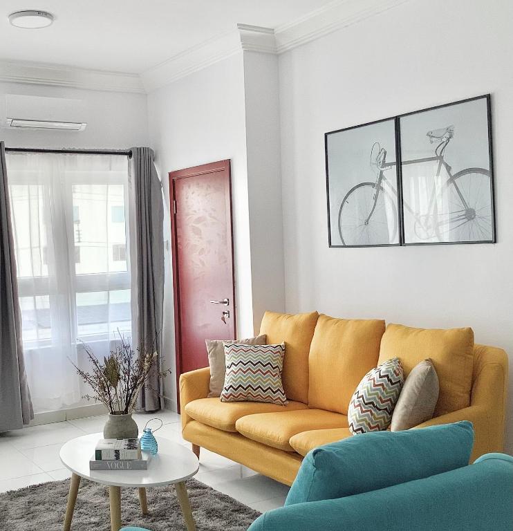 Posezení v ubytování Lekki FootPrint, Lekki Phase1