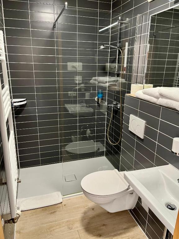 Koupelna v ubytování Hotel Zum Ritter