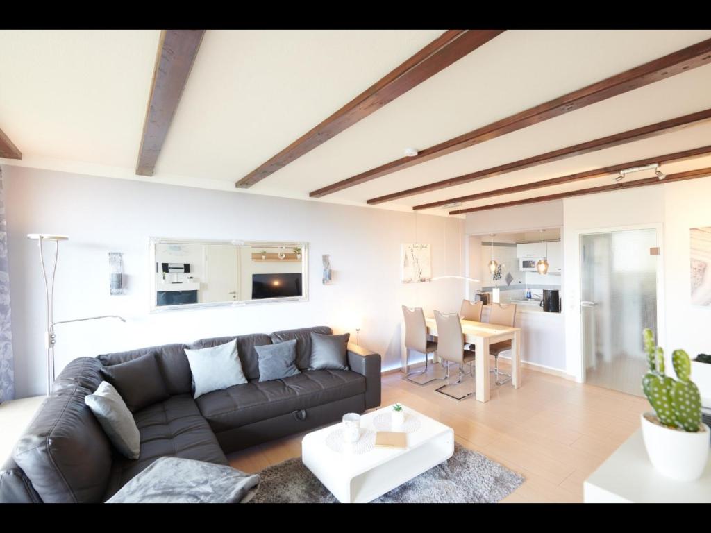 Kuchyň nebo kuchyňský kout v ubytování NEU! FeWo Panoramablick Hohegeiß Pool und Sauna