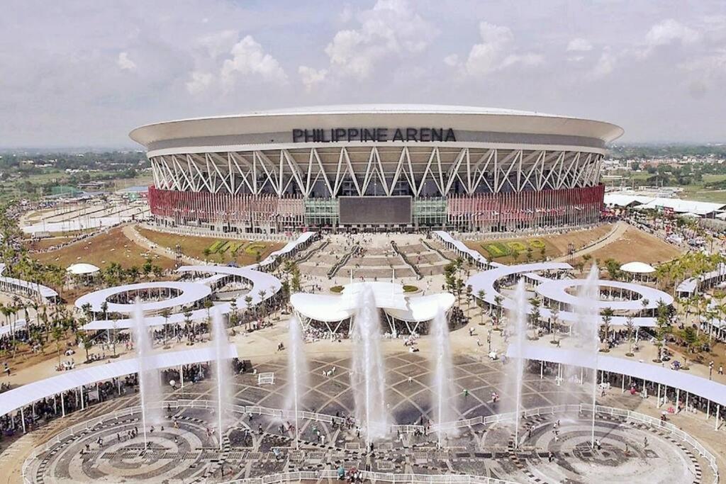 una vista aerea dell'arena Philippine di Coastal Vibe Condo near SM Marilao and PH Arena a Marilao