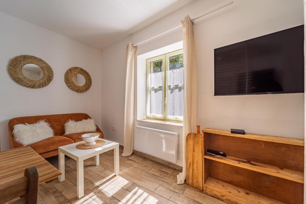 TV a/nebo společenská místnost v ubytování Cosy Room's