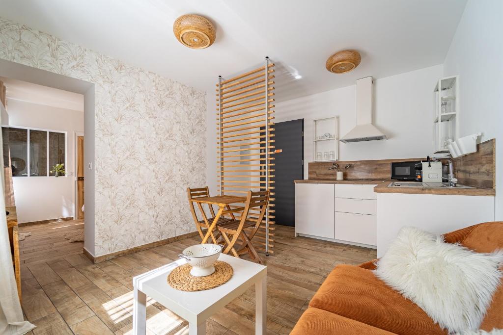 Kuchyň nebo kuchyňský kout v ubytování Cosy Room's