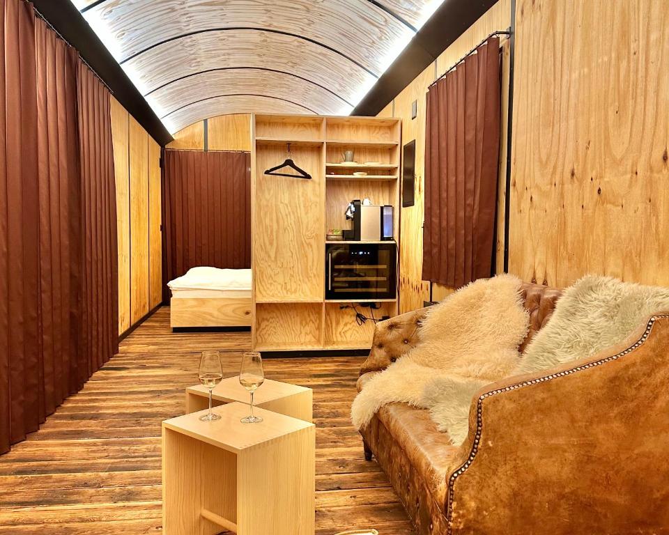 Posezení v ubytování lofthotel Walensee