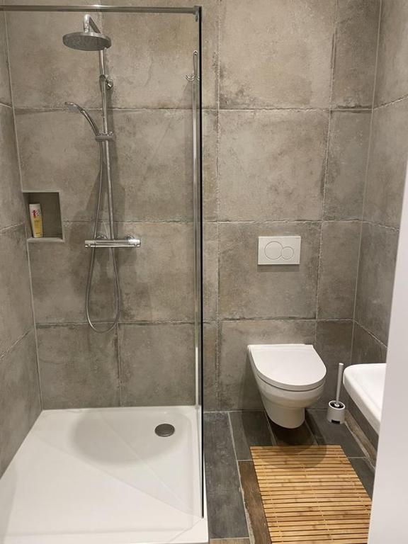 Kúpeľňa v ubytovaní Wein4tel-Apartments