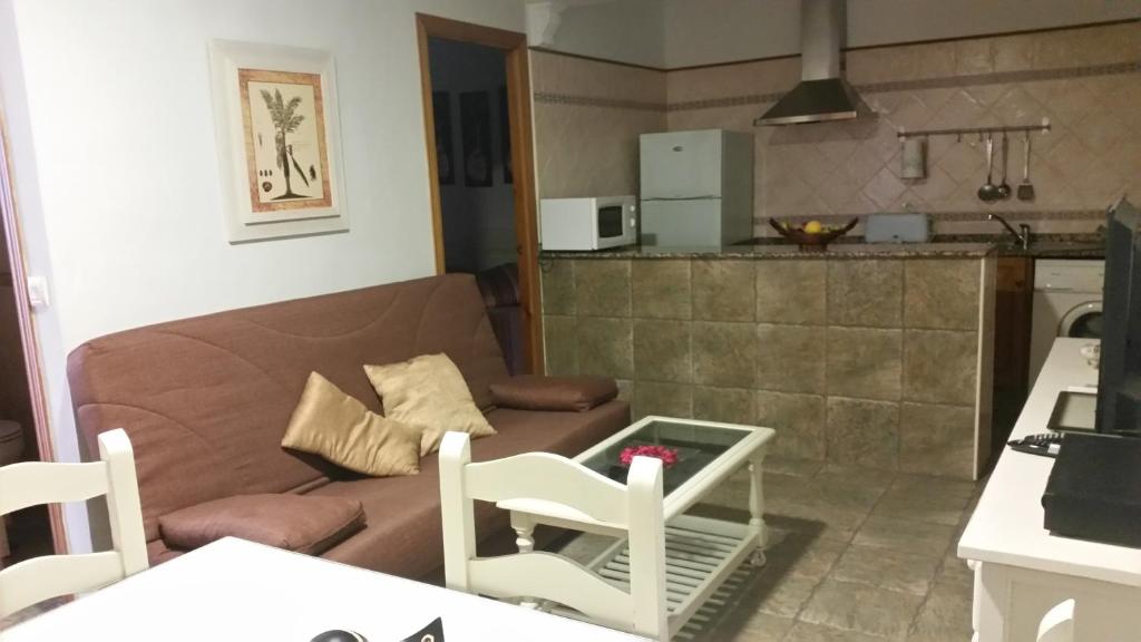 Kuchyň nebo kuchyňský kout v ubytování Apartamentos Casamonteymar