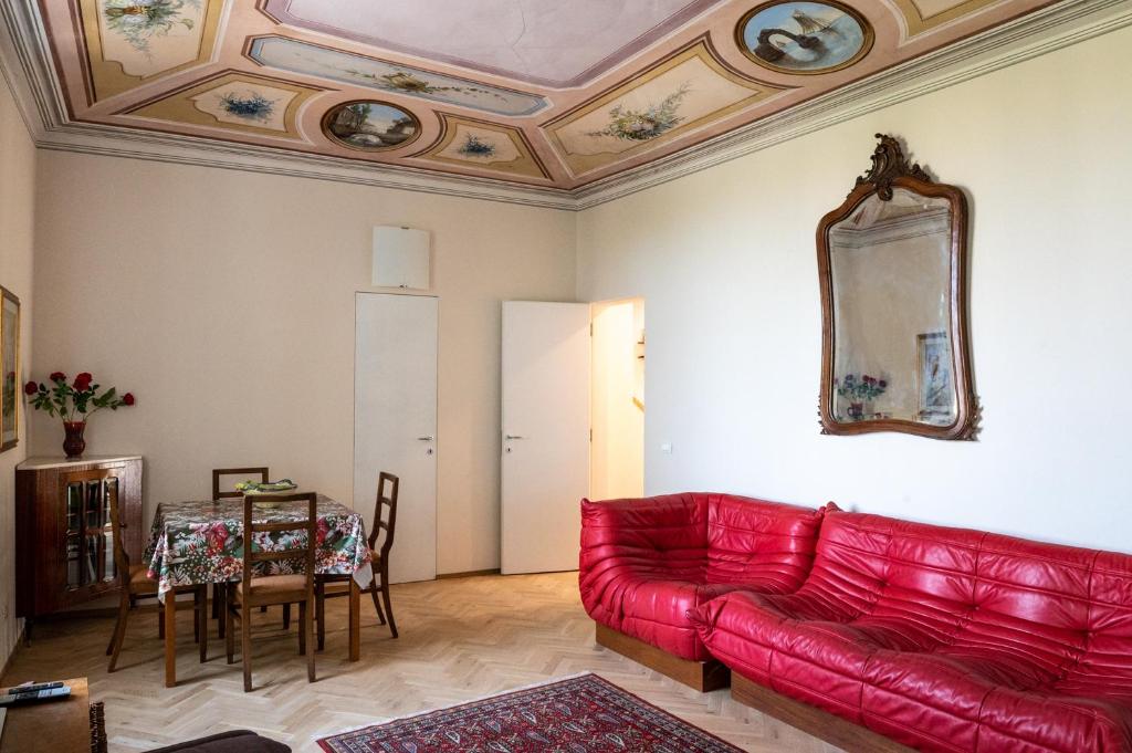 Posezení v ubytování Villa Smeralda - Luxury on the Italian Riviera