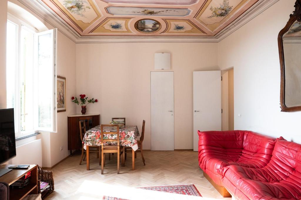 Posezení v ubytování Villa Smeralda - Luxury on the Italian Riviera