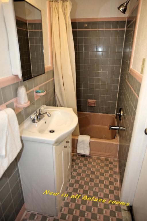 Koupelna v ubytování El Ray Motel