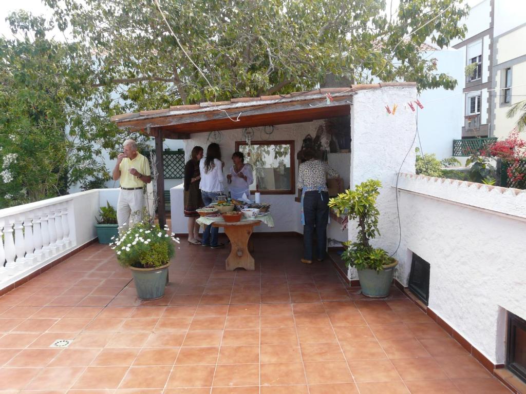 Balkón nebo terasa v ubytování Casa Flora Garden Studio (Gite)
