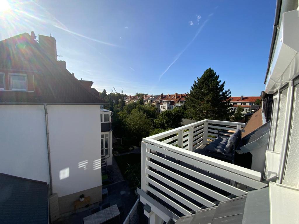 Balkón nebo terasa v ubytování M.C. Apartment Erfurt Südpark