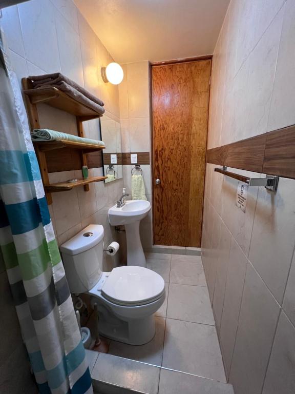 Koupelna v ubytování Privada 400