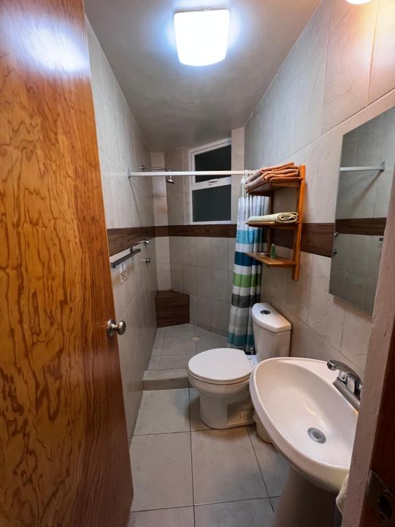 Koupelna v ubytování Privada 400