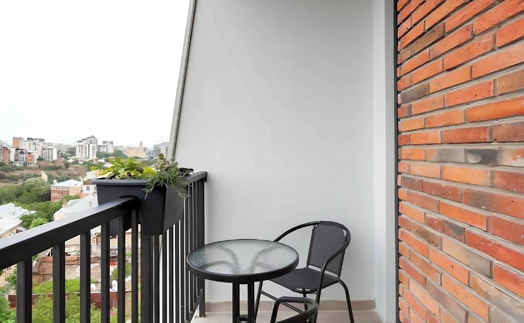 Balkón nebo terasa v ubytování Brooch Boutique Hotel