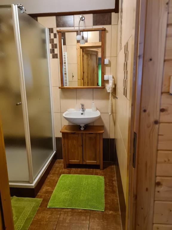 Kúpeľňa v ubytovaní Domek Domino