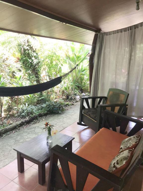 Posezení v ubytování Casa Caribbean Coconut